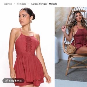 Fashion Nova Marsala Mini Dress